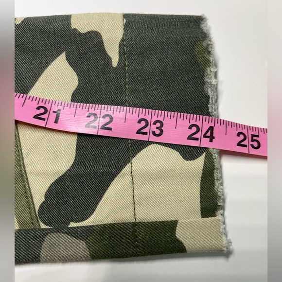 NWT Zadig & Voltaire Virginia Khaki Camo Print Button Front Jacket Small $598 - Picture 13 of 16